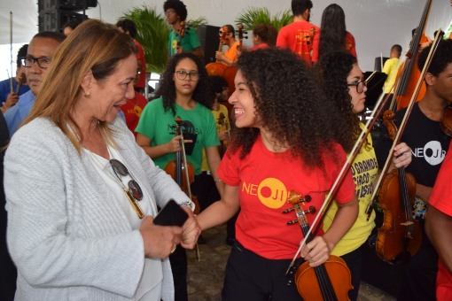 Fabíola prestigia inauguração da sede do Neojiba (3)